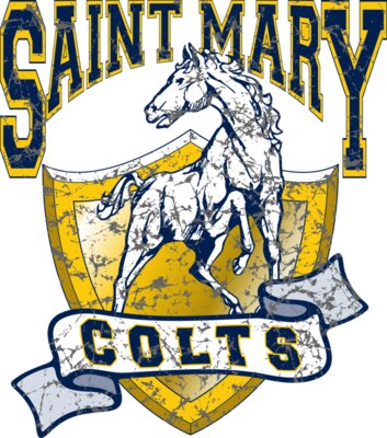 St Mary Colts Shield Distresed